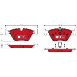 TRW                                GDB1404DTE, TRW, GDB1404DTE, auto detalė