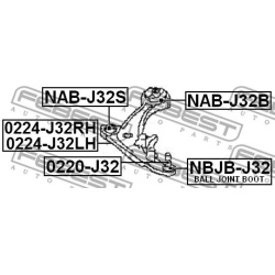 sailentblokas
                                FEBEST                                NAB-J32B, Nenurodytas gamintojas, NAB-J32