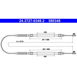 trosas, stovėjimo stabdys
                                ATE                                24.3727-0348.2, ATE, 243727-034