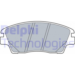 stabdžių trinkelių rinkinys, diskinis stabdys
                                DELPHI                                      