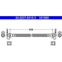 Stabdžių žarnelė
                                ATE                                                24523703153, ATE, 245
