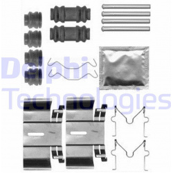 priedų komplektas, diskinių stabdžių trinkelės
                                DELPHI                                   