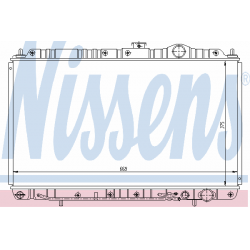 Aušinimo radiatorius
                                NISSENS                                                62844, NISSENS, 