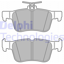 stabdžių trinkelių rinkinys, diskinis stabdys
                                DELPHI                                      