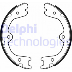 stabdžių trinkelių komplektas, stovėjimo stabdis
                                DELPHI                                  