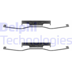 priedų komplektas, diskinių stabdžių trinkelės
                                DELPHI                                   