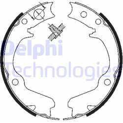 stabdžių trinkelių komplektas
                                DELPHI                                LS1899, Nenurodytas ga
