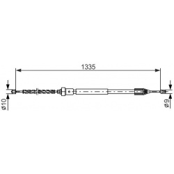trosas, stovėjimo stabdys
                                BOSCH                                                1 987 477 783