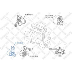 variklio montavimas
                                STELLOX                                25-17346-SX, STELLOX, 25-17346-SX,