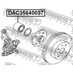 rato guolis
                                FEBEST                                DAC35640037, Nenurodytas gamintojas, DAC356