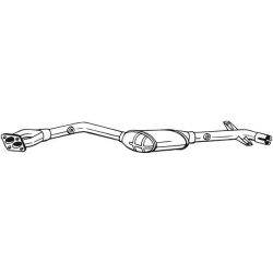 katalizatoriaus keitiklis
                                BOSAL                                                090-400, Nenur
