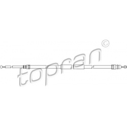 trosas, stovėjimo stabdys
                                TOPRAN                                                501 720, Nen