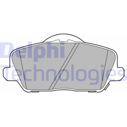 stabdžių trinkelių rinkinys, diskinis stabdys
                                DELPHI                                      