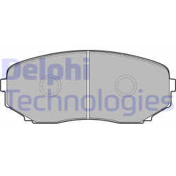 stabdžių trinkelių rinkinys, diskinis stabdys
DELPHI LP2098