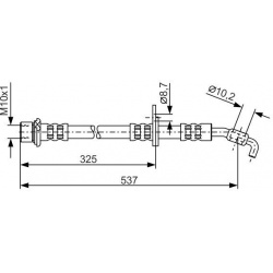 stabdžių žarnelė
                                BOSCH                                                1 987 476 782, BOSC