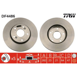 stabdžių diskas (1vnt)
                                TRW                                DF4486, TRW, DF4486, auto detalė