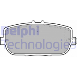 stabdžių trinkelių rinkinys, diskinis stabdys
                                DELPHI                                      