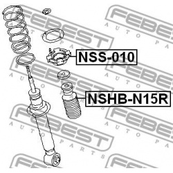 Amortizatoriaus apsauga
                                FEBEST                                NSHB-N15R, Nenurodytas gamintoj