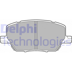 stabdžių trinkelių rinkinys, diskinis stabdys
                                DELPHI                                      