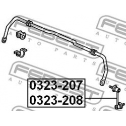 stabilizatoriaus traukė
                                FEBEST                                0323-207, Nenurodytas gamintoj