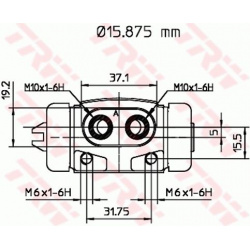 rato stabdžių cilindras
                                TRW                                BWB144, TRW, BWB144, auto detal�
