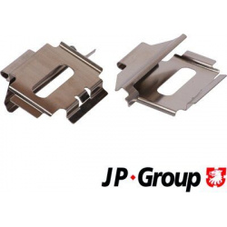 priedų komplektas, diskinių stabdžių trinkelės JP
                                JP GROUP                              