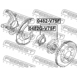 rato stebulė
                                FEBEST                                0482G-V75F, Nenurodytas gamintojas, 0482G