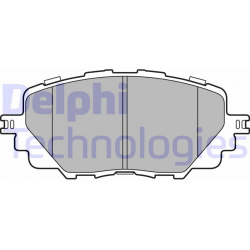 stabdžių trinkelių rinkinys, diskinis stabdys
                                DELPHI                                      