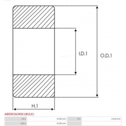 guolis Brand new NSK
                                AS-PL                                ABE9016(NSK)(BULK), AS-PL, ABE9016(