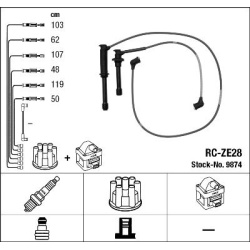 uždegimo laido komplektas
                                NGK                                9874, NGK, 9874, auto detalė