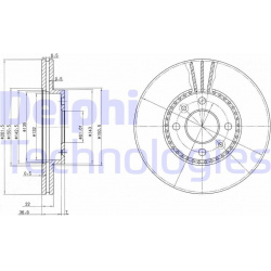 stabdžių diskas (1vnt)
                                DELPHI                                BG2693, Nenurodytas gamintojas