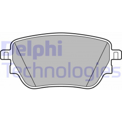 stabdžių trinkelių rinkinys, diskinis stabdys
                                DELPHI                                      