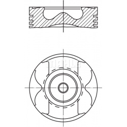 stūmoklis
                                MAHLE                                                022 26 01, MAHLE, 0222601, au