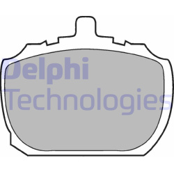 stabdžių trinkelių rinkinys, diskinis stabdys
                                DELPHI                                      