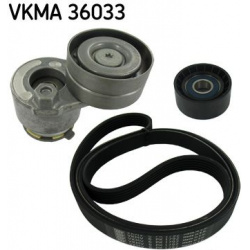 V formos rumbuotas diržas, komplektas
                                SKF                                VKMA 36033, SKF, VK