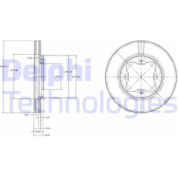 stabdžių diskas (1vnt)
DELPHI BG2798, Nenuro
