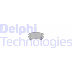 Stabdžių trinkelių rinkinys, diskinis stabdys
                                DELPHI                                      