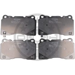 stabdžių trinkelių rinkinys, diskinis stabdys
                                OPTIMAL                                     