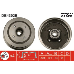 stabdžių būgnas
                                TRW                                DB4302B, TRW, DB4302B, auto detalė