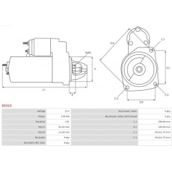 starteris Brand new AS-PL
                                S0310, AS-PL, S0310, auto detalė