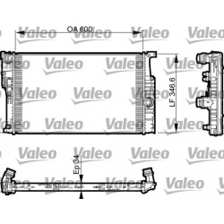radiatorius, variklio aušinimas
                                VALEO                                                735456,