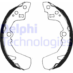 stabdžių trinkelių komplektas
                                DELPHI                                                LS1685