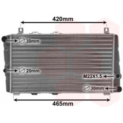 radiatorius, variklio aušinimas
                                VAN WEZEL                                                760