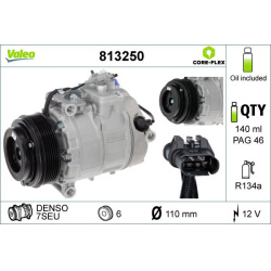 kompresorius, oro kondicionierius VALEO CORE-FLEX
                                                813250, VALEO, 813250, auto