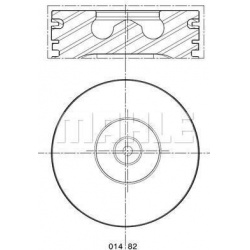 stūmoklis
                                MAHLE                                                014 82 01, MAHLE, 0148201, au