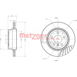 stabdžių diskas (1vnt)
                                METZGER                                                6110639, Nenu