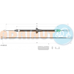 trosas, stovėjimo stabdys
                                ADRIAUTO                                                41.0212.2,