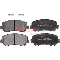 stabdžių trinkelių rinkinys, diskinis stabdys
                                METZGER                                     