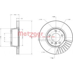 stabdžių diskas (1vnt)
                                METZGER                                                6110260, Nenu