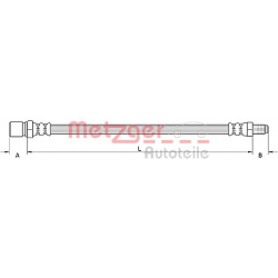 stabdžių žarnelė
                                METZGER                                                4110748, Nenurody